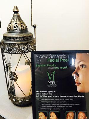 Medical Grade Peel 
Minimize Wrinkles 
Great for maturing skin