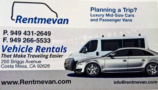 Rent Me Van