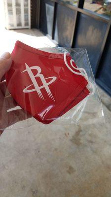 Bought my first Rockets mask $5.99. Gonna get more soon.