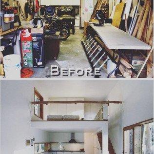 Garage conversion with loft