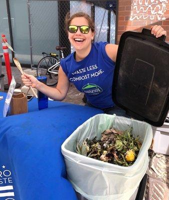 Composting every weekend at the UDC/VN Farmers Market