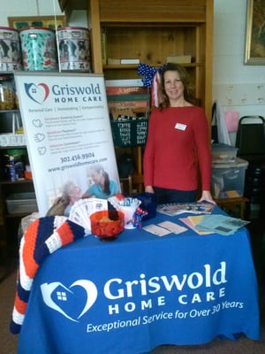 Christie Moretti, Community Relationship Manager, attending an International Day at Sellers Senior Center