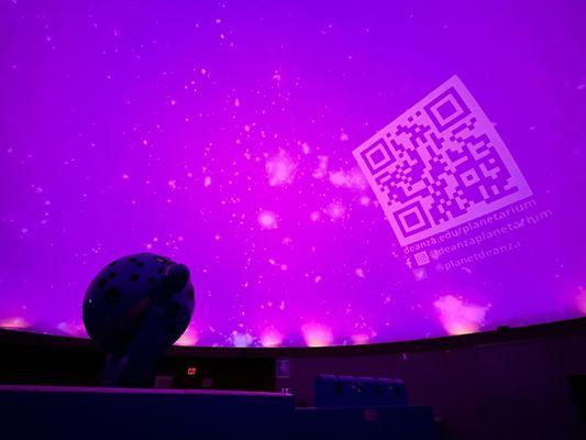 The planetarium show begins.... Hee