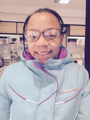 My daughter new eyewear