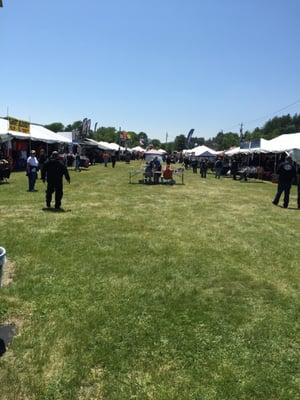 Warrensburg Bike festival hosted at the fairgrounds.