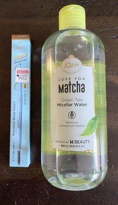 Eyebrow Pencil & Matcha Micellar Water