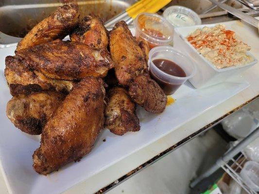 Dry rubbed wings!