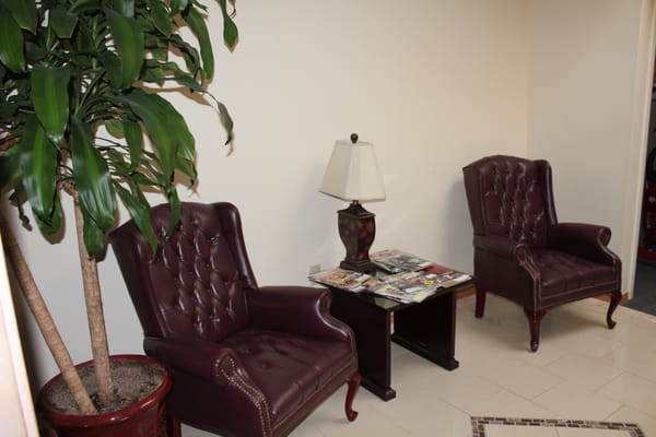 Client waiting area