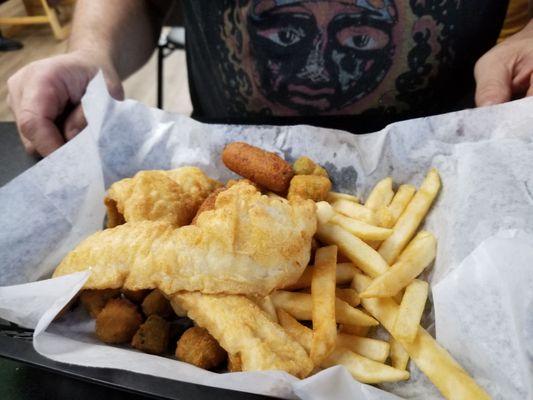 Fish basket; Alaskan Whitefish