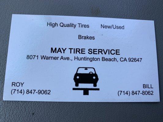 May Tire Service & Wheel Alignment