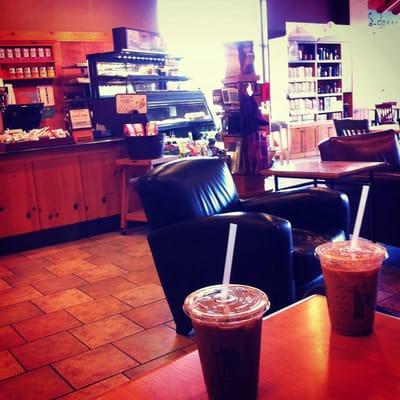 Caribou Coffee, second stop on the Sioux City Coffee Crawl! Loving the dark chocolate iced mocha!