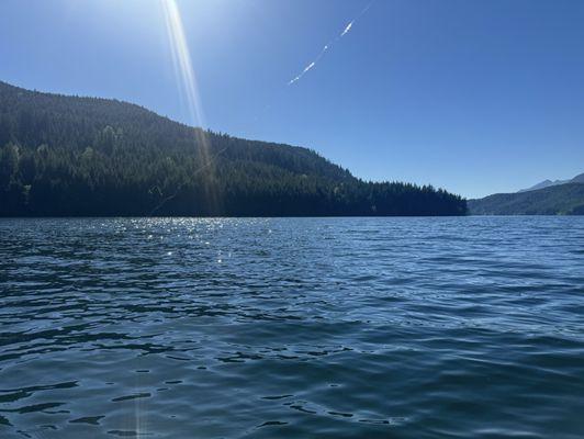 Lake in the evening