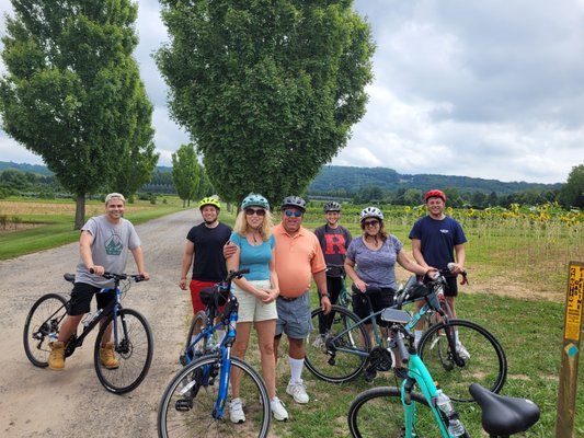 One of our Columbia Trail rides!