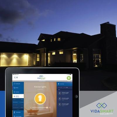 Control Your Lights From The Same App You Control Your Home Security System. Smart Security!