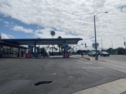 1819 Cloverfield Avenue CHEVRON station.