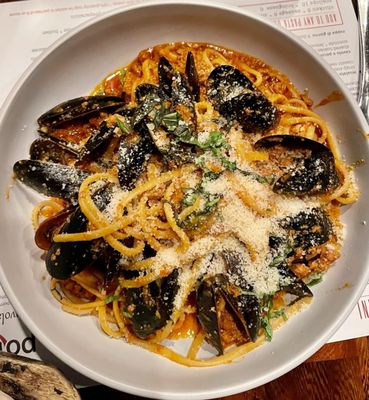 linguine con cozze