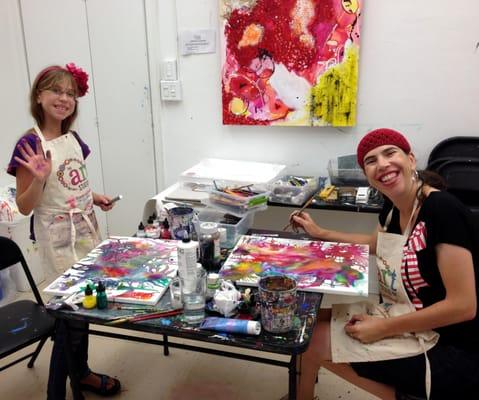 Family art classes for all!