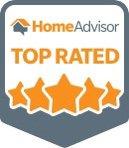 We have 5 stars on HomeAdvisor