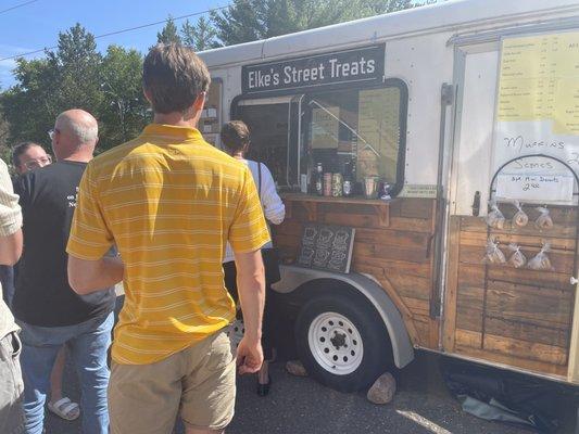 The food truck she works out of.