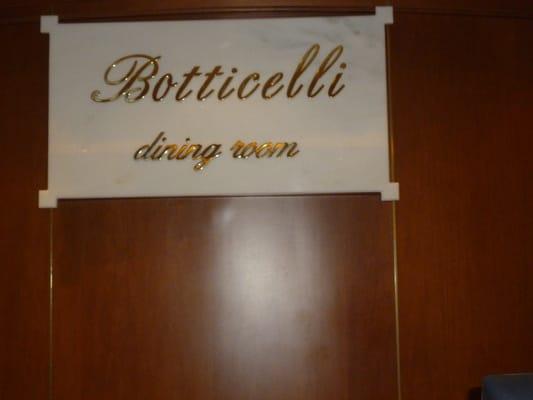 Restaurant Name Plate