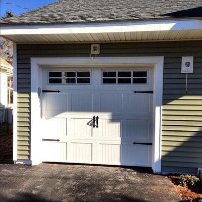 Stamped Steel Carriage House Garage Door