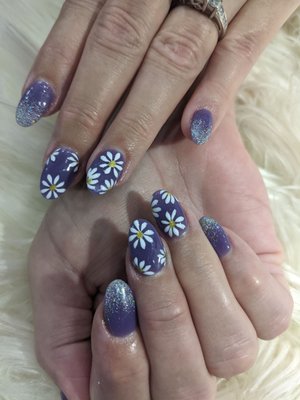 April's Birthday nails