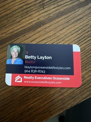 Betty Layton, Realtor