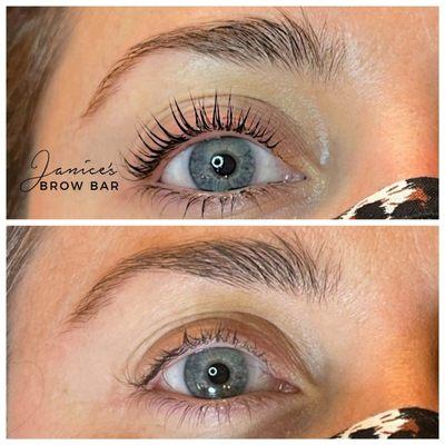 Elleebana lash lift and tint