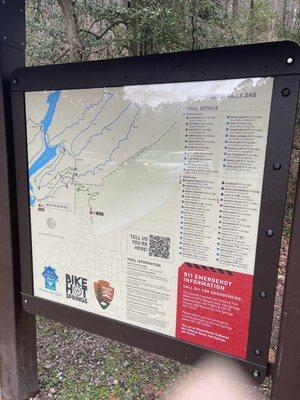 Northwoods bike trail map 1/6/24