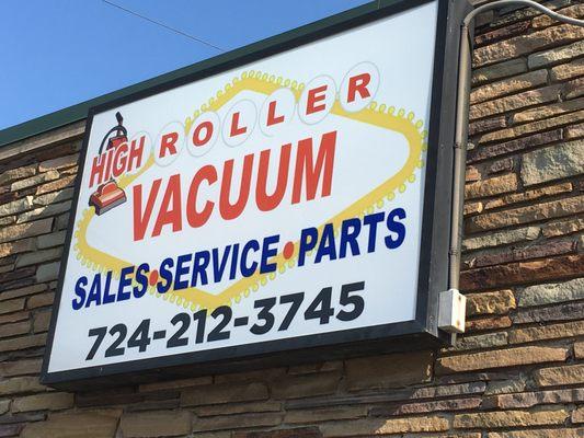 Look for our sign! High Roller Vacuum...BET on our service!