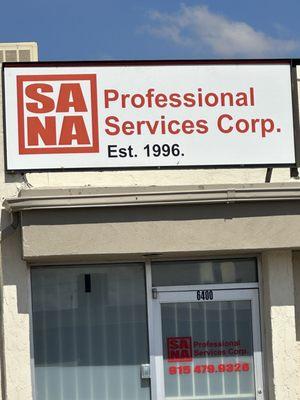 SANA Professional Services Corp