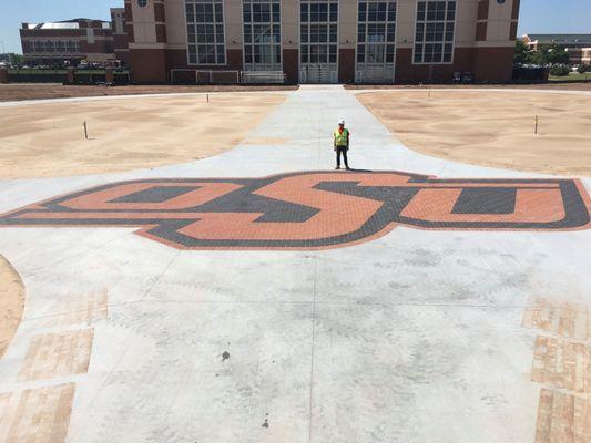 OSU Brick Paver Plaza- done by Heartstone Inc.