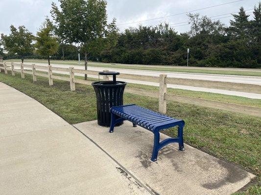 8/11 park benches.