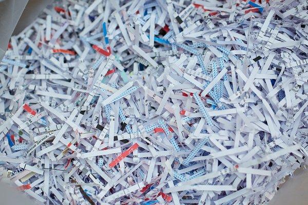 Shredded paper