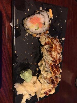 Godzilla roll I got has no asparagus