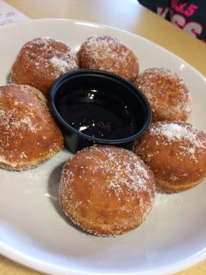 Italian Donuts w/Wildberry sauce $2.99  6.30.15