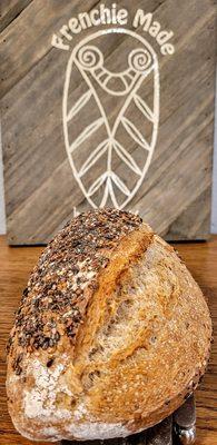 Pain de Campagne (Organic Sourdough with Organic Rye Flour and Organic Varieties of Seeds)