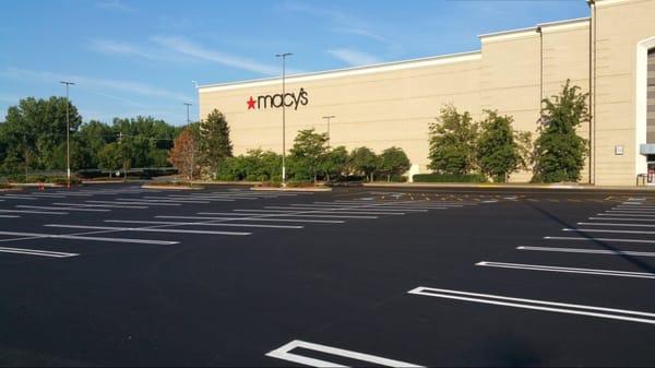 Macy's paved lot Holyoke, MA