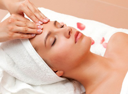 Healthy beautiful skin with an anti-aging or signature facial