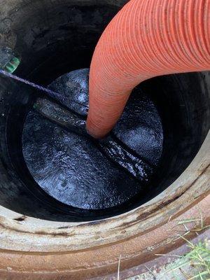 It is recommended a sewer line to be cleaned out every two years.