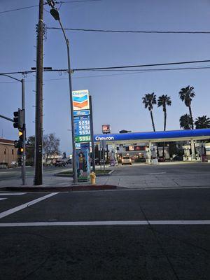 Chevron gas station