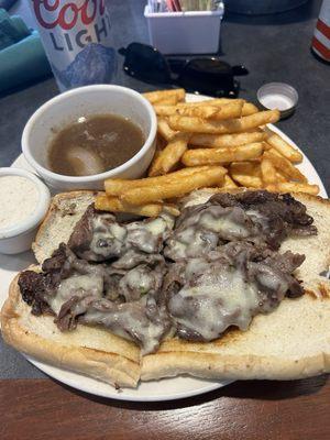 French Dip and Fries