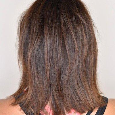 Texture bob haircut!