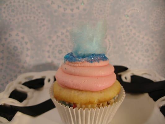 Cotton Candy Cupcake.