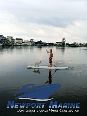 Newport Marine, Ventnor City, NJ. Ask about our paddle board and kayak rentals.