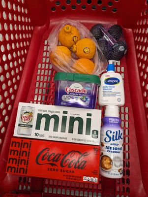 Sumo Citrus ($3.49/lb), avocado ($4.79), Silk Almond Creamer ($4.99), Canada Dry minis ($5.99), Cetaphil 16 oz ($11.99), Cascade ($12.99).