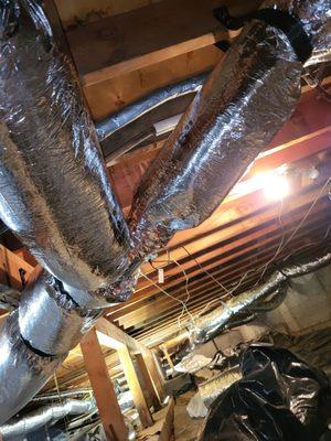 Ducting install completed by VVHS