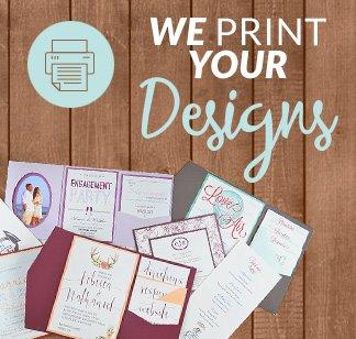 Need your design printing .Email us your file . Same day printing available