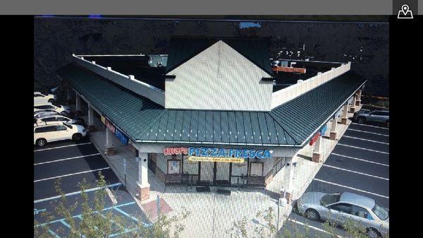 Drone view of 1700 Columbus Rd.