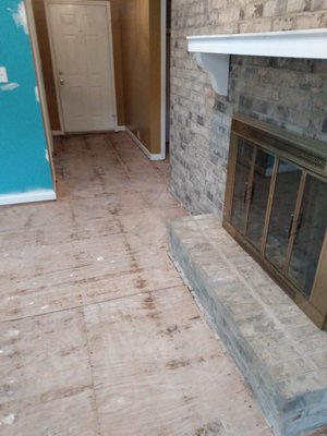 Subflooring and new floors